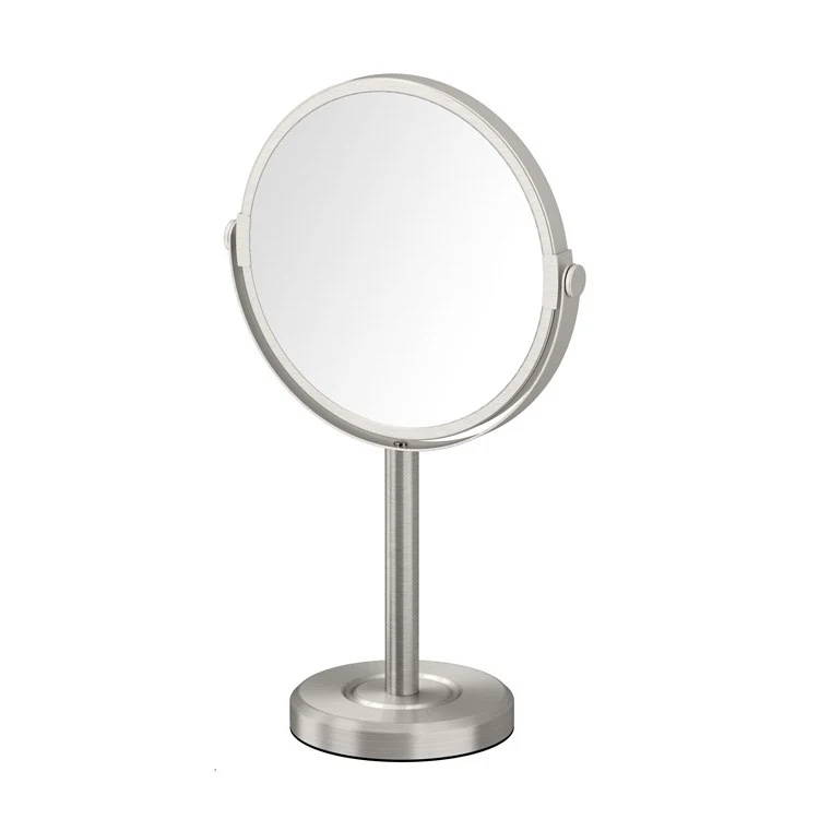 Mirror Latitude II 7.5 x 6.75 Inch Satin Nickel Table Round - Frankwebs