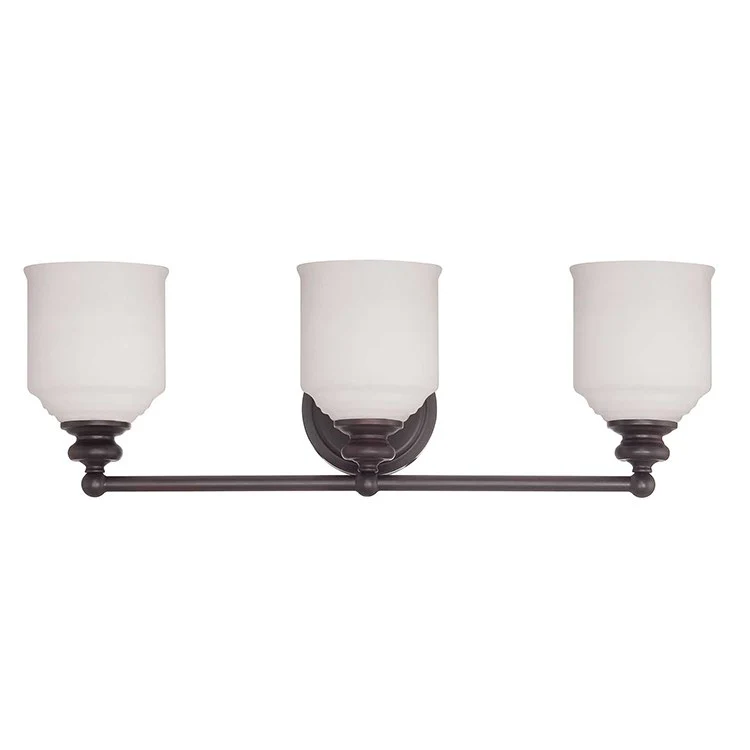 Melrose Three-Light Bathroom Vanity Fixture - Frankwebs