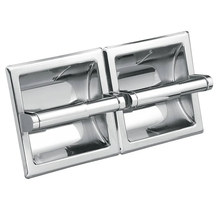 Hotel/Motel Recessed Double Toilet Paper Holder - Frankwebs