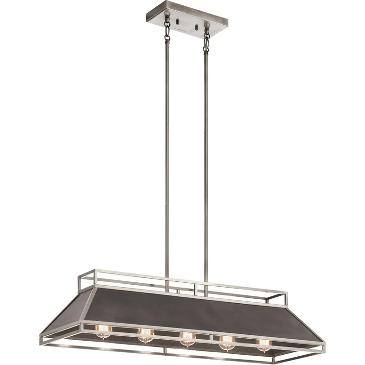 Grendel Five-Light Linear Chandelier - Frankwebs