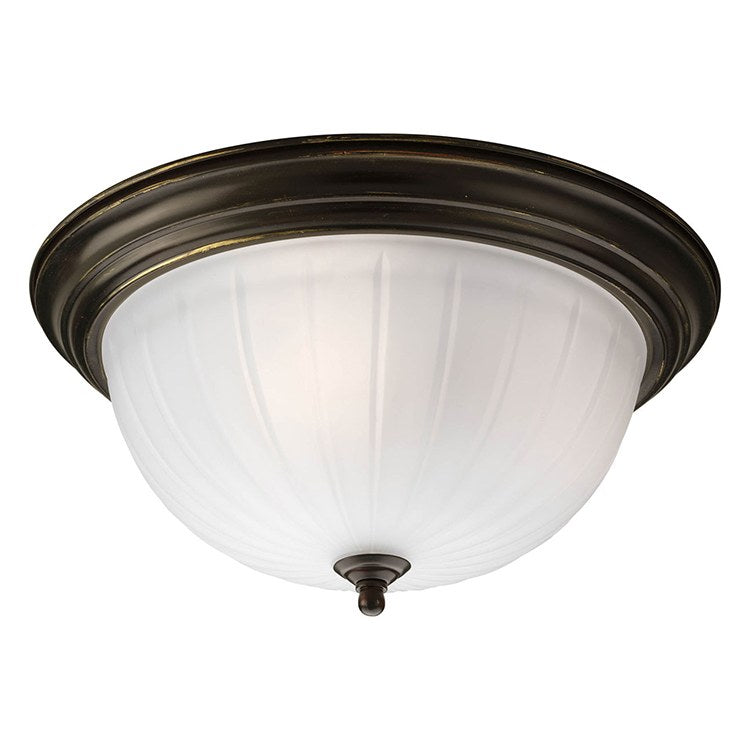 Melon Three-Light Flush Mount Ceiling Lighting Fixture - Frankwebs