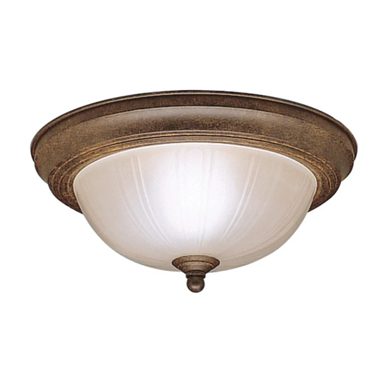 Two-Light Flush Mount Ceiling Fixture - Frankwebs