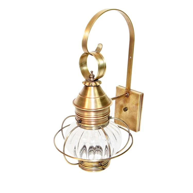 Caged Onion Single-Light Extra-Large Outdoor Wall Lantern - Frankwebs