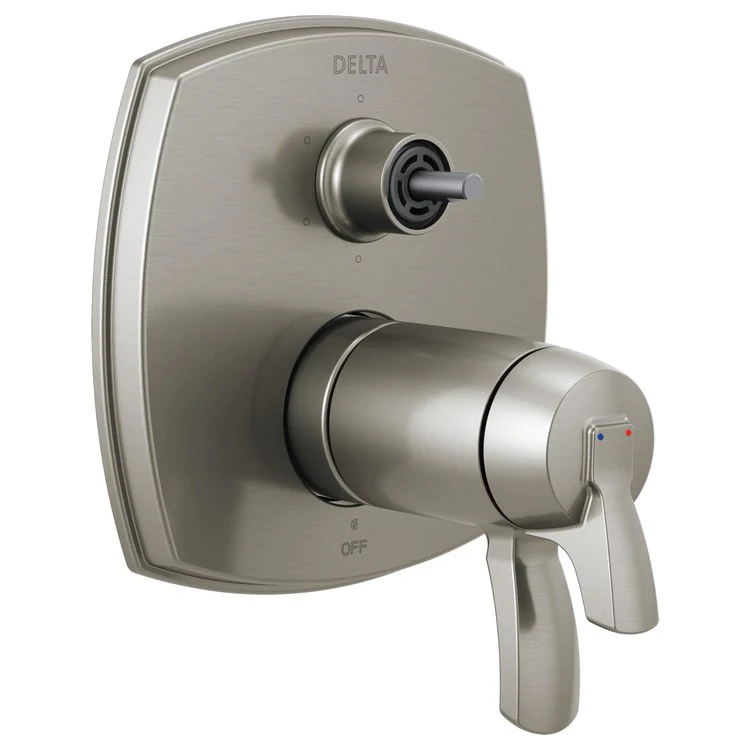 Diverter Trim Stryke Thermostatic 6 Functions Lumicoat Champagne Bronze 2 Lever ADA for MultiChoice Universal R22000 Series Rough Valve - Frankwebs