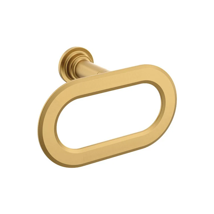 Towel Ring Greenfield 8 x 5 Inch Matte Black Zinc - Frankwebs