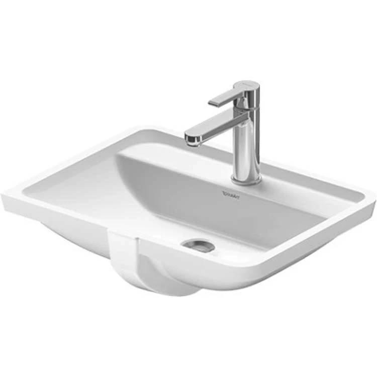 Lavatory Sink Starck 3 Undermount with Overflow 20-5/8 x 15-3/4 Inch Rectangle White 1 Hole - Frankwebs