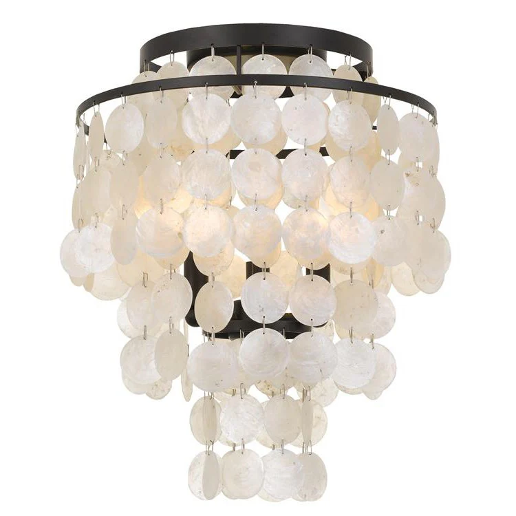 Brielle Three-Light Flush Mount Ceiling Fixture - Frankwebs