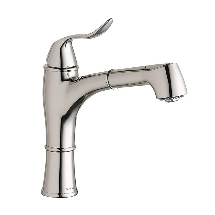 Kitchen Faucet Explore Deck Mount 1 Lever ADA Chrome Pull-Out Spray 1 Hole Spout Height 12-1/4 Inch - Frankwebs