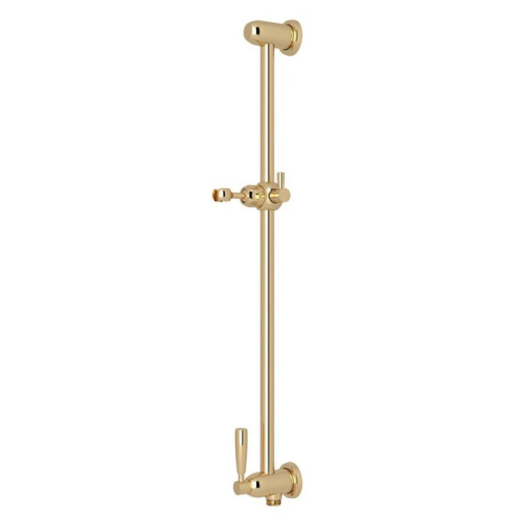 Handshower Bar Holborn with Integrated Volume Control & Outlet Polished Chrome 25 Inch - Frankwebs