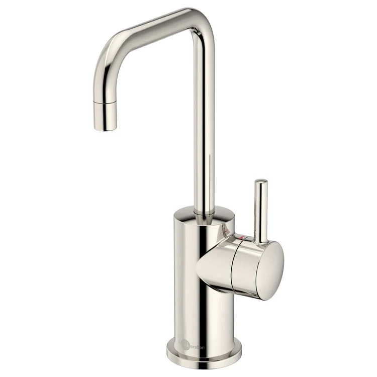 Hot Water Dispenser Showroom Modern 3020 Instant 1 Lever ADA Mid Arc Swivel 360 DEG Polished Nickel - Frankwebs