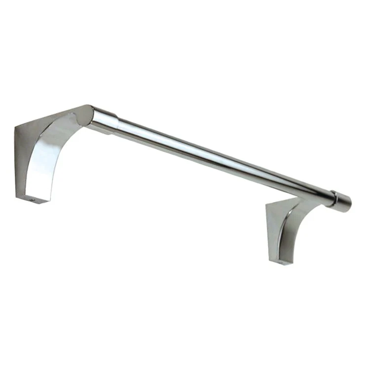 Towel Bar Luna 12 Inch Unlacquered Brass 2-3/4 Inch - Frankwebs