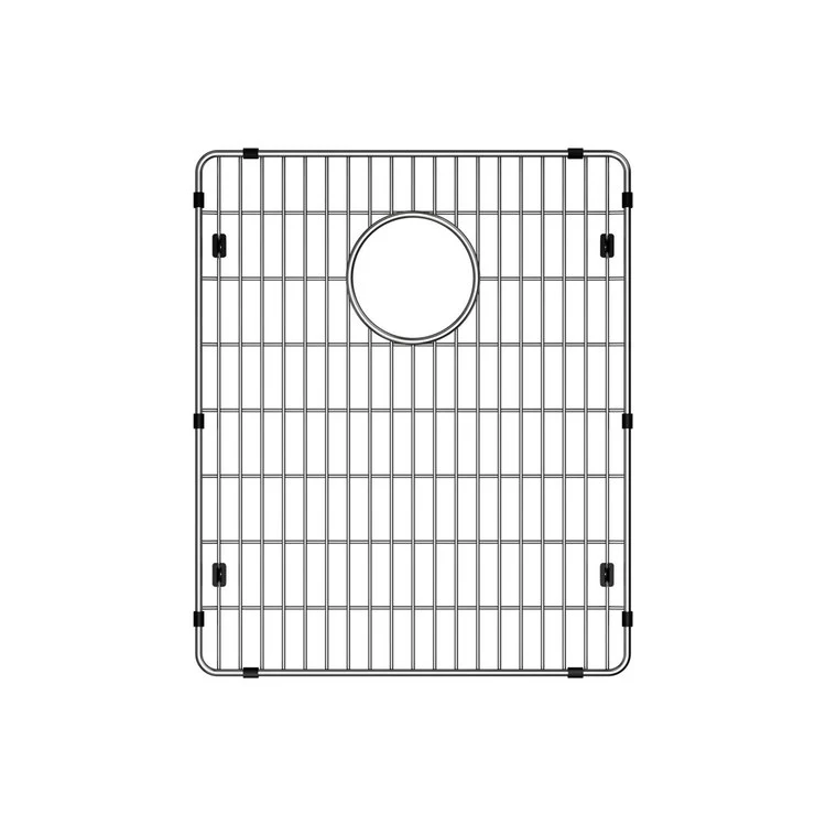 Sink Grid Crosstown Bottom Grid 14.5 x 15.5 Inch Polished Stainless Steel - Frankwebs
