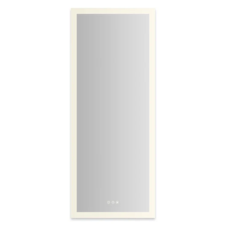 Medicine Cabinet AIO 20 x 48 Inch with Perimeter Lighting 1 Doors Triple Mirror Right Hinge - Frankwebs