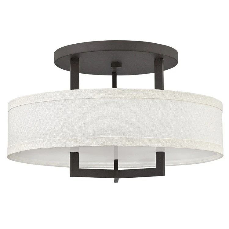 Hampton Single-Light LED Semi-Flush Mount Ceiling Light - Frankwebs