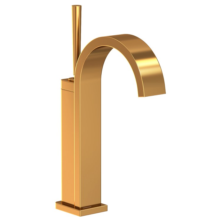 Lavatory Faucet Secant 1 Lever ADA Matte White 1.2 Gallons per Minute Brass Spout Height 7-2/5 Inch - Frankwebs