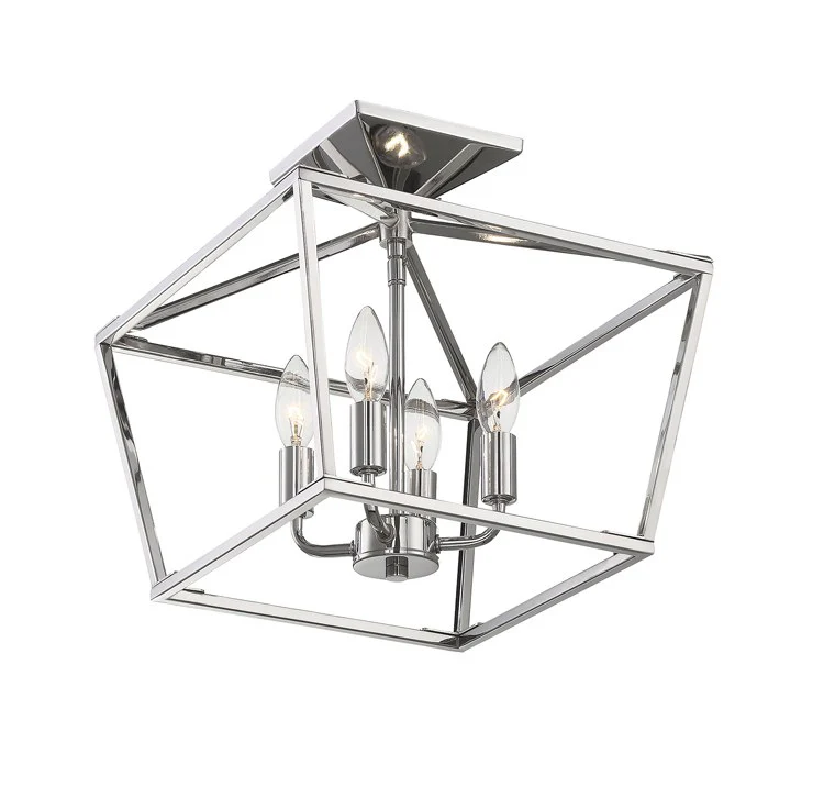 Townsend Four-Light Semi-Flush Mount Ceiling Fixture - Frankwebs