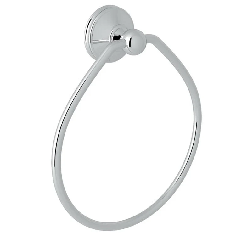 Towel Ring Georgian Era 7 Inch Polished Chrome Brass 1-1/8 Inch - Frankwebs