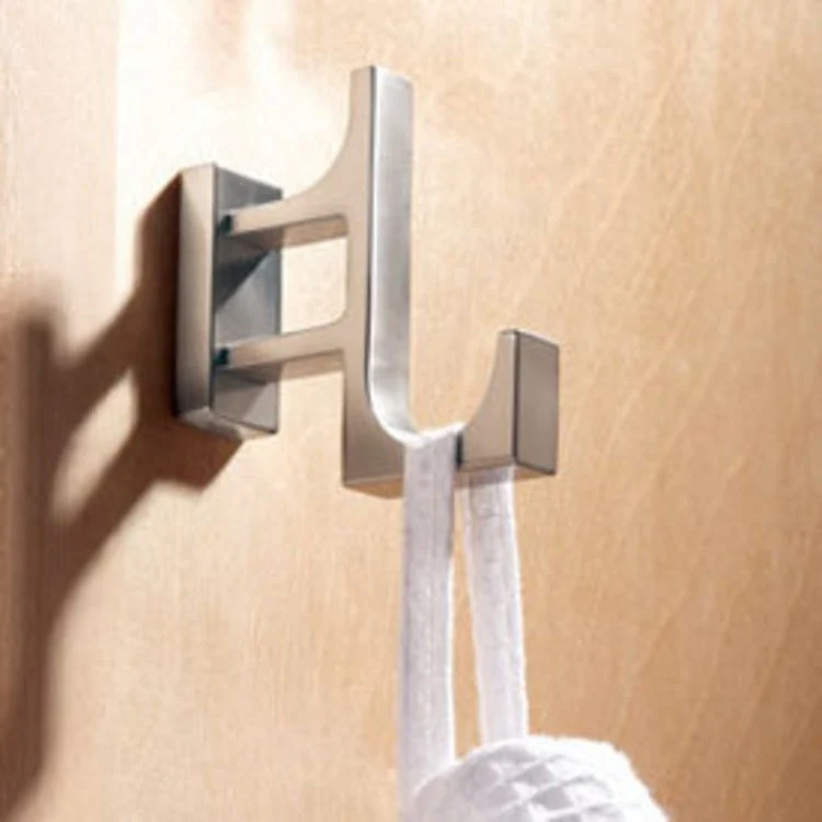 Robe Hook Frame Single Polished Chrome 3-1/8 Inch 3 Inch Wall Mount Brass - Frankwebs