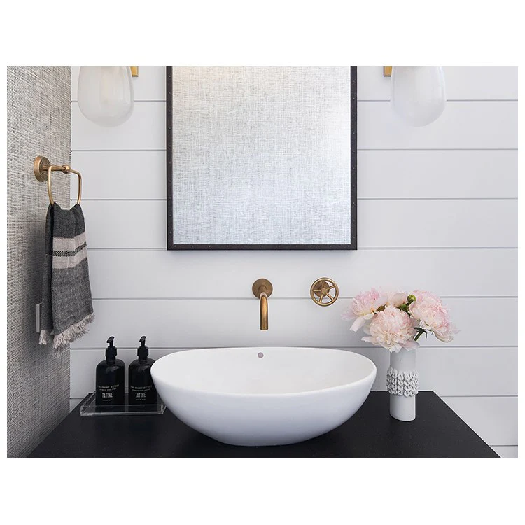 Vessel Elise Above Counter Oval 22 x 14 Inch Biscuit Matte Engineered Solid Stone 22-1/4 Inch - Frankwebs