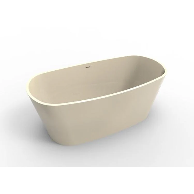 Air Tub Metro Collection Biscayne Freestanding Almond Oval Hydroluxe SS 64 x 31 x 25 Inch - Frankwebs