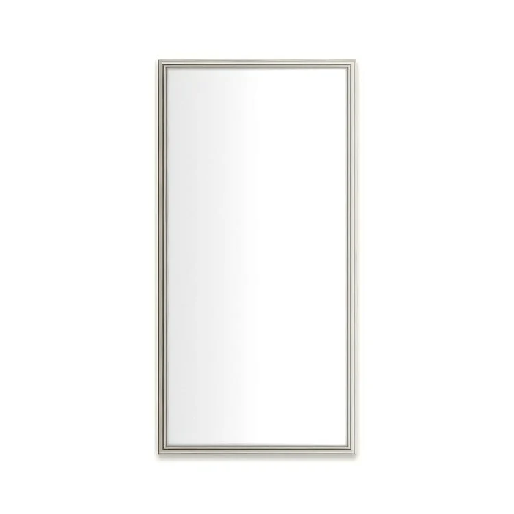 Medicine Cabinet Main Line 20 x 40 Inch 1 Doors Framed Mirror Nickel Flat Top Rosemont Frame Slow Close Hinges Sliding Magnification Mirror Magnetic Strip Interior Lighting USB Charging ports Electrical Outlets Phone Holder 4 Inch - Frankwebs