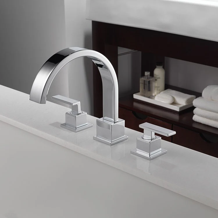Vero Two Handle 3-Hole Roman Tub Faucet - Frankwebs