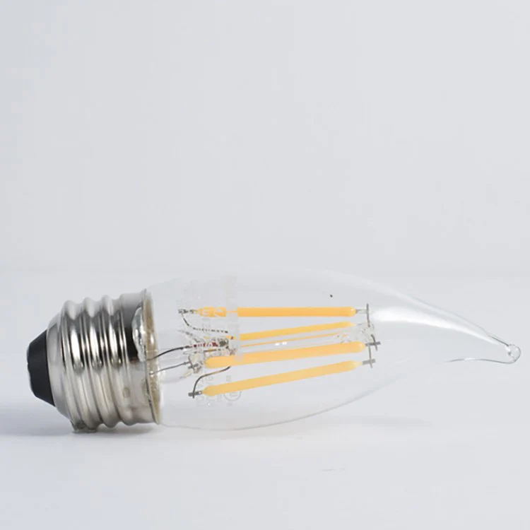 Bulb 4 Watt LED Filament CA10 E26 120 Volt - Frankwebs