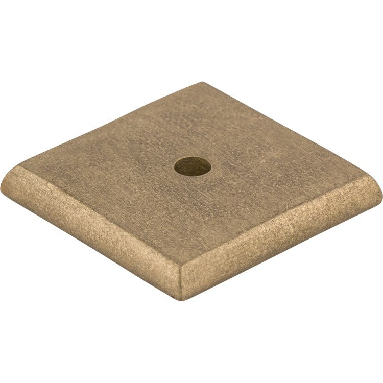 Knob Backplate Aspen Square Light Bronze 1-1/4 Inch 1 Hole Bronze - Frankwebs