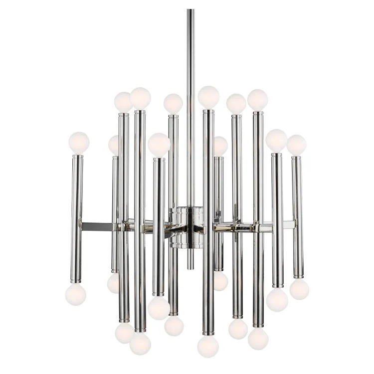 Beckham Modern Twenty-Four-Light Chandelier by Thomas O'Brien - Frankwebs