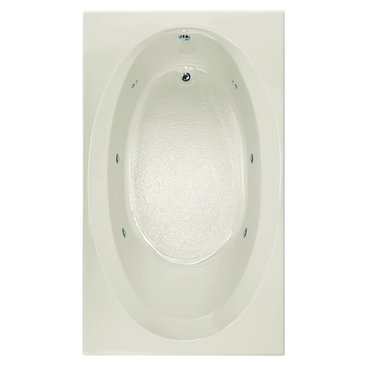 Whirlpool Tub Studio Collection Studio 72 x 42 x 20 Inch Drop-In End Drain Biscuit Rectangle - Frankwebs