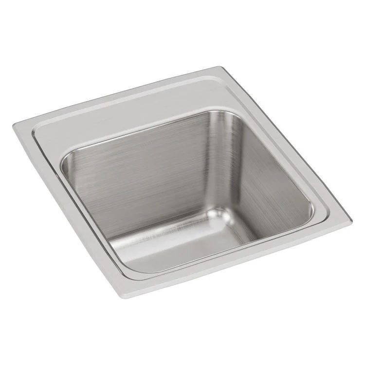 Kitchen Sink Lustertone Classic 15 x 17.5 Inch Single Bowl Lustrous Satin Drop-In - Frankwebs