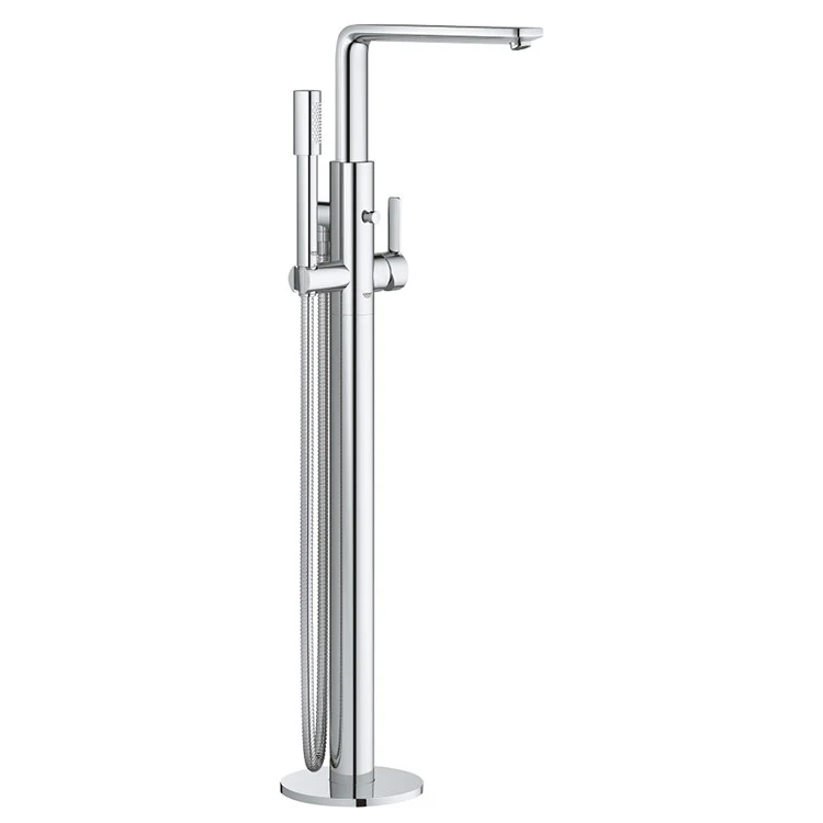 Lineare Single Handle Freestanding Tub Filler Faucet with Handshower - Frankwebs