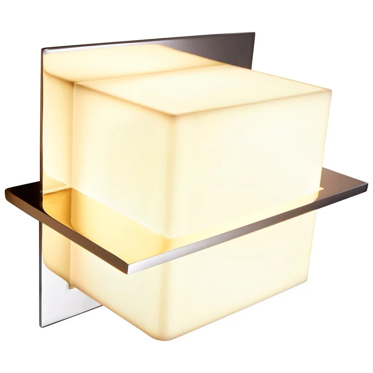 Metrix Single-Light LED Bathroom Wall Sconce - Polished Nickel - Frankwebs