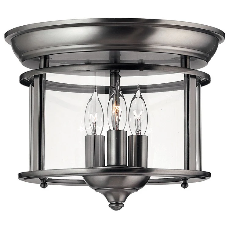 Gentry Three-Light Flush Mount Ceiling Light - Frankwebs