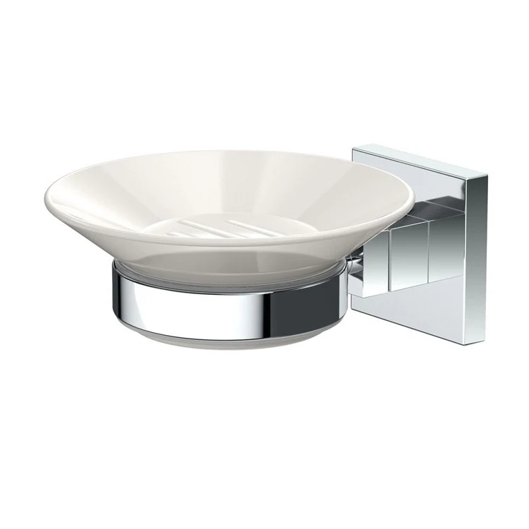 Soap Dish Elevate Round Chrome Wall Mount - Frankwebs