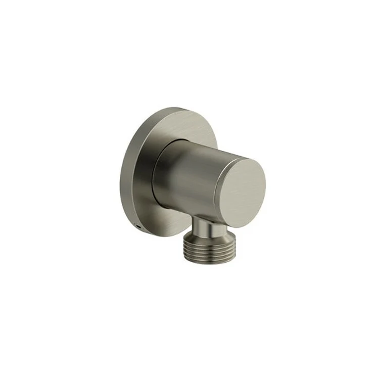Handshower Elbow Outlet Round 1-3/4 Inch Brass Polished Nickel 1/2 Inch - Frankwebs