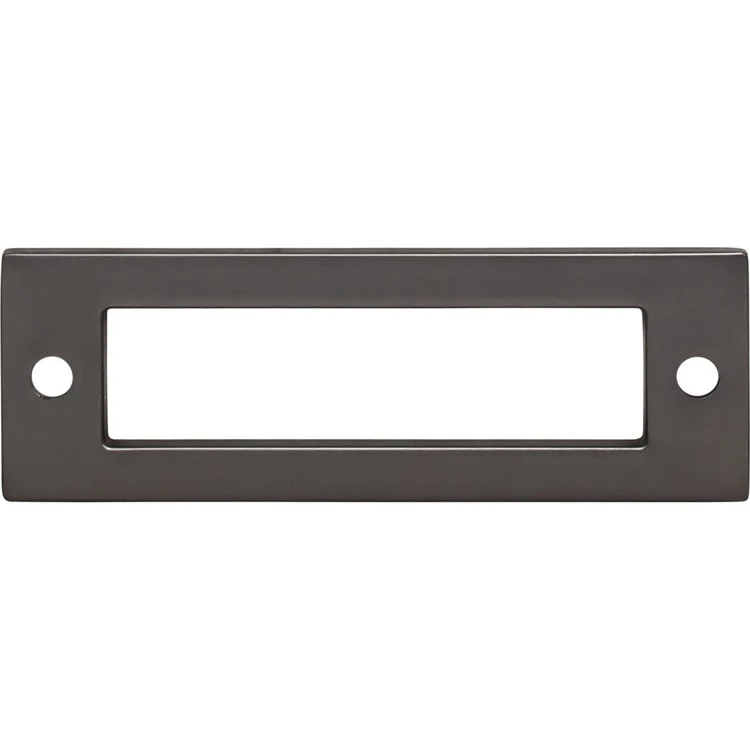 Pull Backplate Lynwood Hollin Rectangle Ash Gray 3 Inch 1 Hole Zinc Alloy - Frankwebs