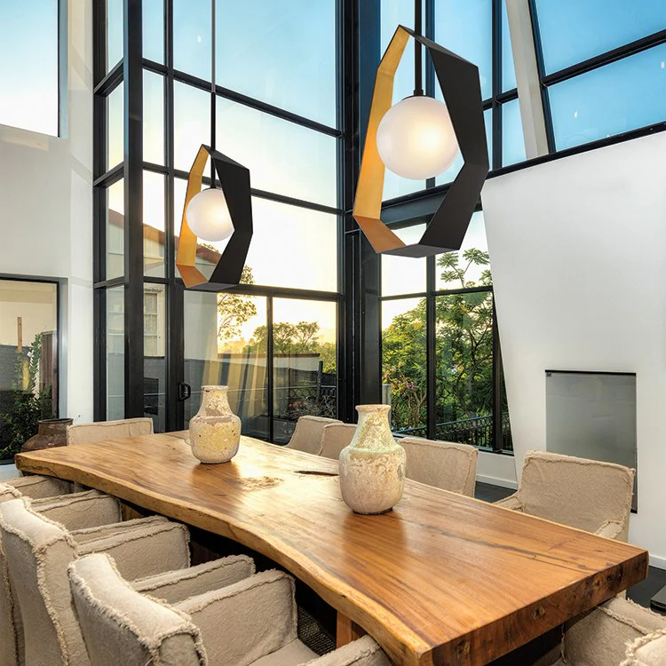 Origami Single-Light LED Large Pendant - Frankwebs