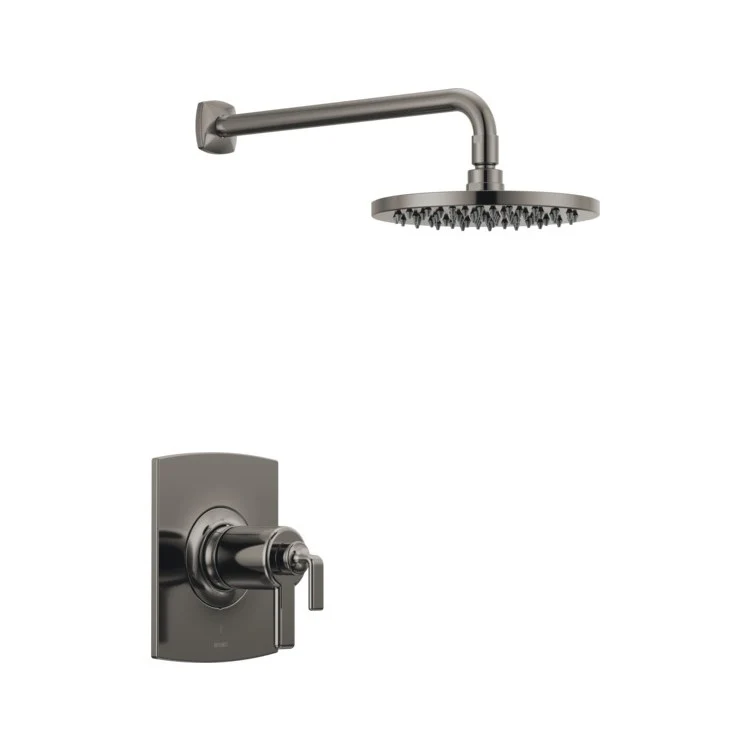 Thermostatic Trim Allaria TempAssure 2 Less Handle Brilliance Black Onyx ADA 1.75 Gallons per Minute Brass - Frankwebs