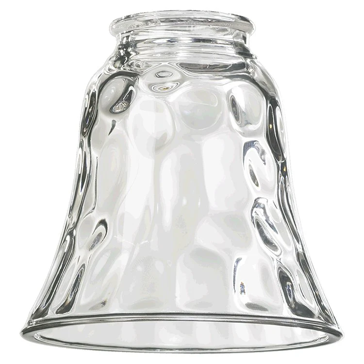 Replacement Clear Hammered Glass Bell Shade - Frankwebs