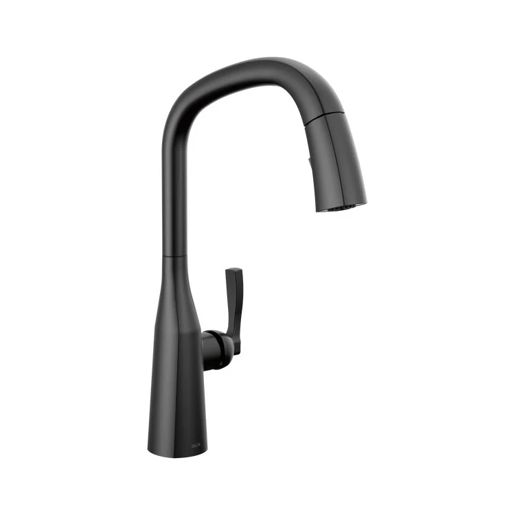 Kitchen Faucet Stryke Pull Down ADA Matte Black 16-3/4 Inch - Frankwebs