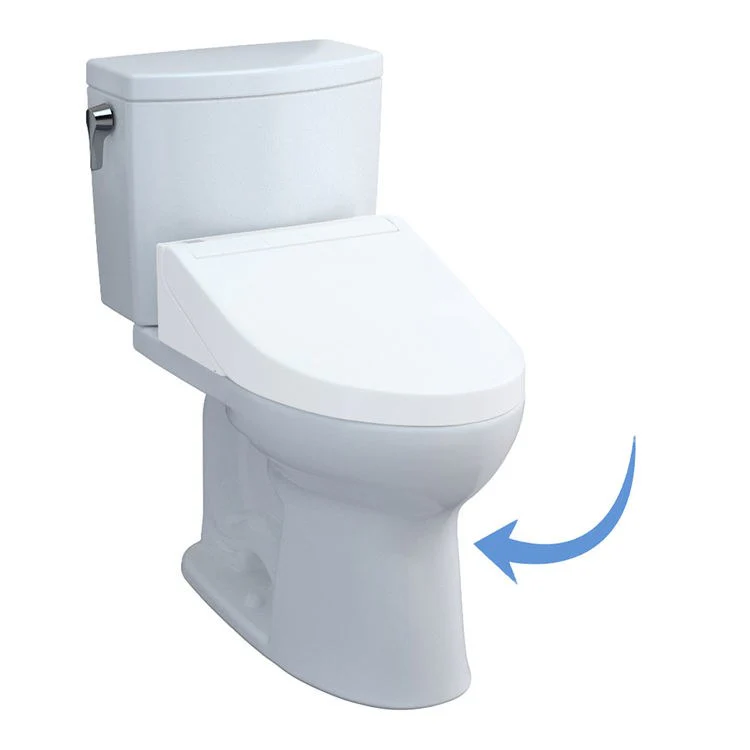 Toilet Bowl Drake II 1G Elongated Universal Height Sedona Beige ADA - Frankwebs