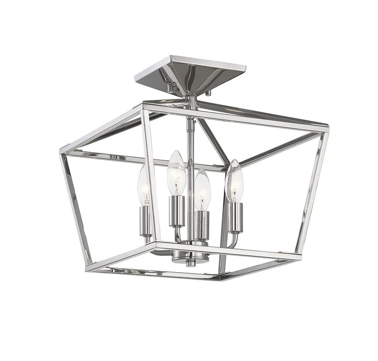 Townsend Four-Light Semi-Flush Mount Ceiling Fixture - Frankwebs