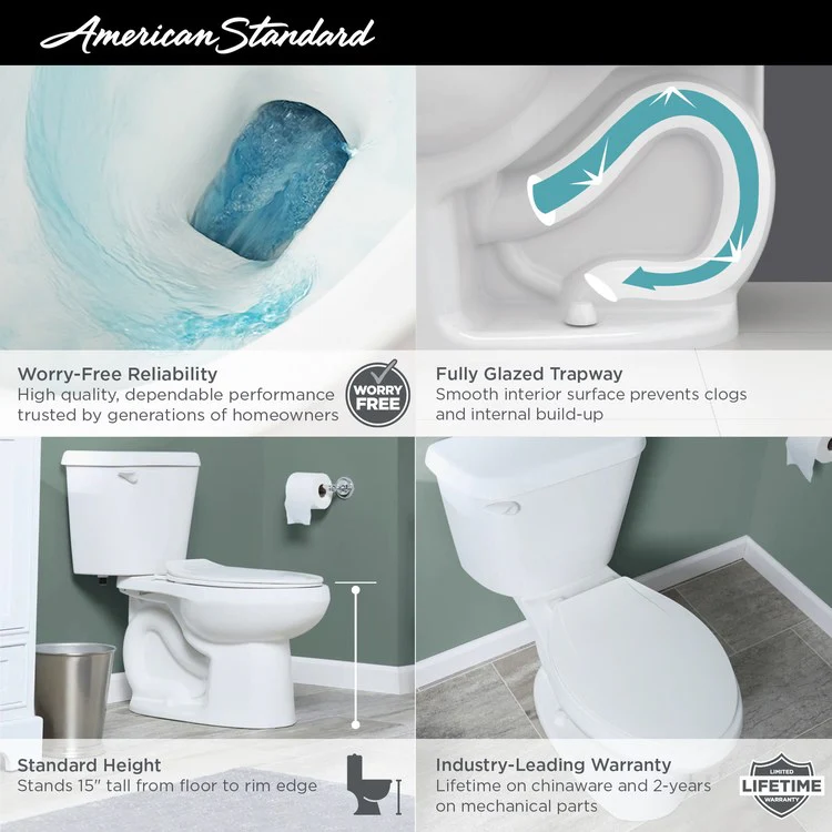 Colony Round 2-Piece Toilet with Left-Hand Lever/10