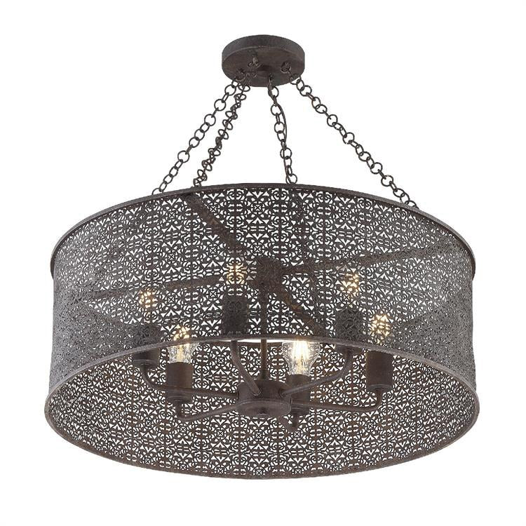 Jasmine Six-Light Chandelier - Frankwebs