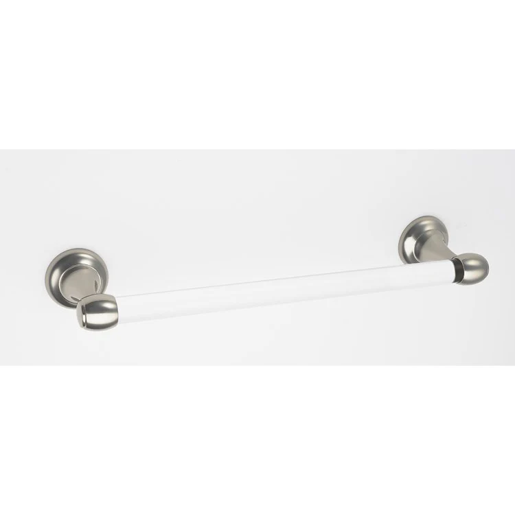 Towel Bar Royale Acrylic Bath 24 Inch Polished Nickel Brass 3-1/8 Inch - Frankwebs