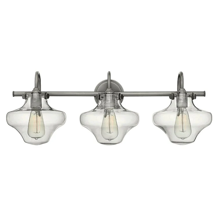 Congress Three-Light Bathroom Lighting Fixture - Frankwebs