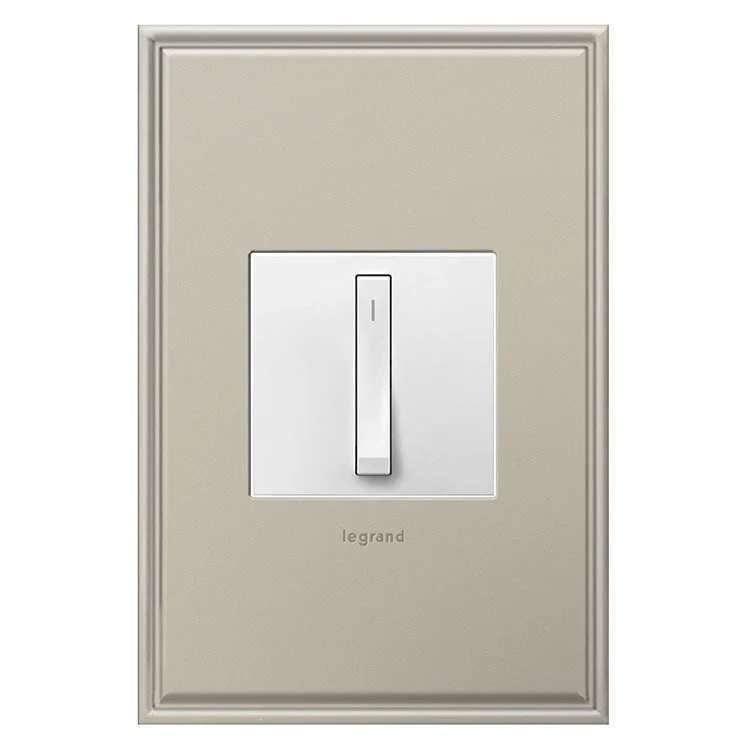 Wall Switch adorne Whisper/Single-Pole/3-Way 15 Amps 120 Volt White - Frankwebs