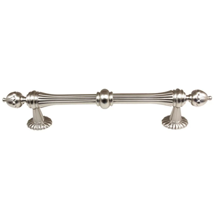 Pull Ornate Satin Nickel Brass 6 Inch 9 Inch 1-3/4 Inch - Frankwebs