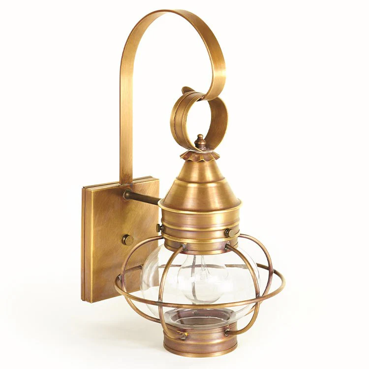 Caged Onion Single-Light Small Outdoor Wall Lantern - Frankwebs